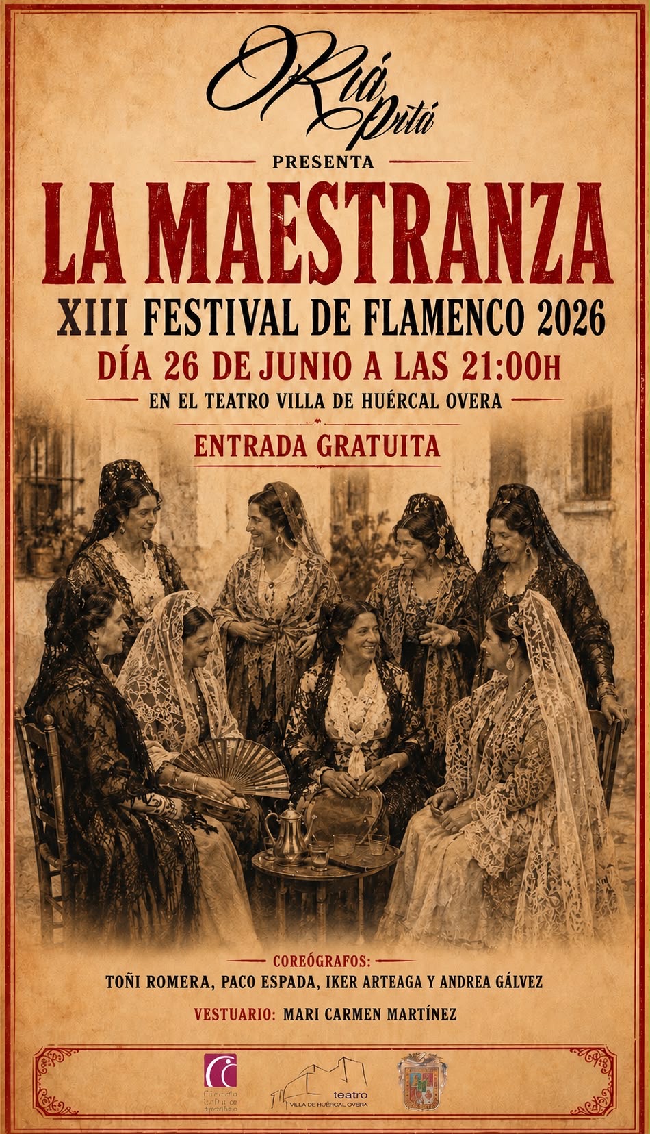 XIII FESTIVAL DE FLAMENCO “LA MAESTRANZA”. Escuela de baile RIÁ PITÁ.  